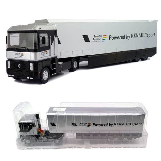 TIR Renault Magnum TR350 Benetton Formula 1 Team Transporter - 1/43 Ixo