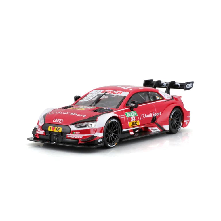Audi Rs5 Dtm 2018 cu vitrina plexiglass - 1/32 Bburago