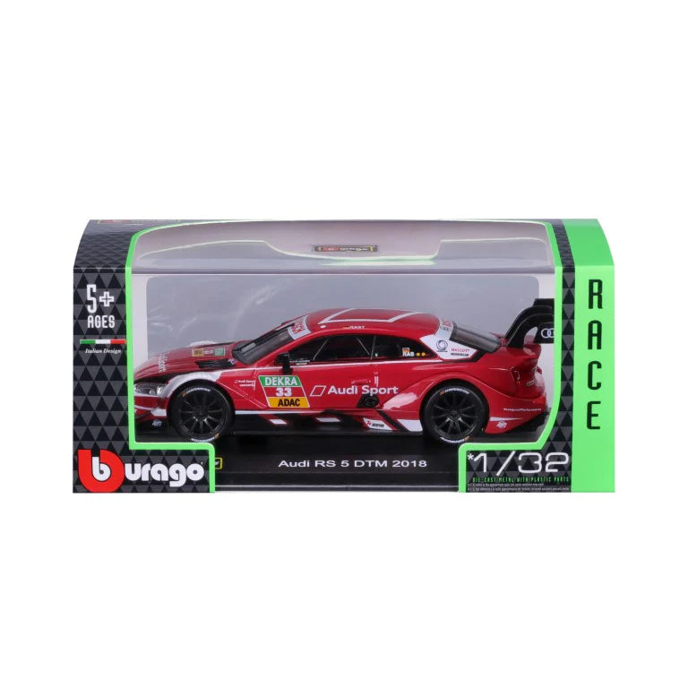 Audi Rs5 Dtm 2018 cu vitrina plexiglass - 1/32 Bburago