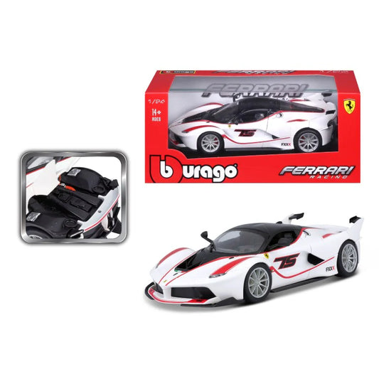Ferrari Fxx k #75 alb - 1/24 Bburago