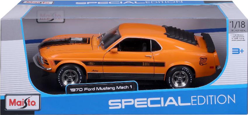 Ford Mustang Mach 1 1970 orange - 1/18 Maisto