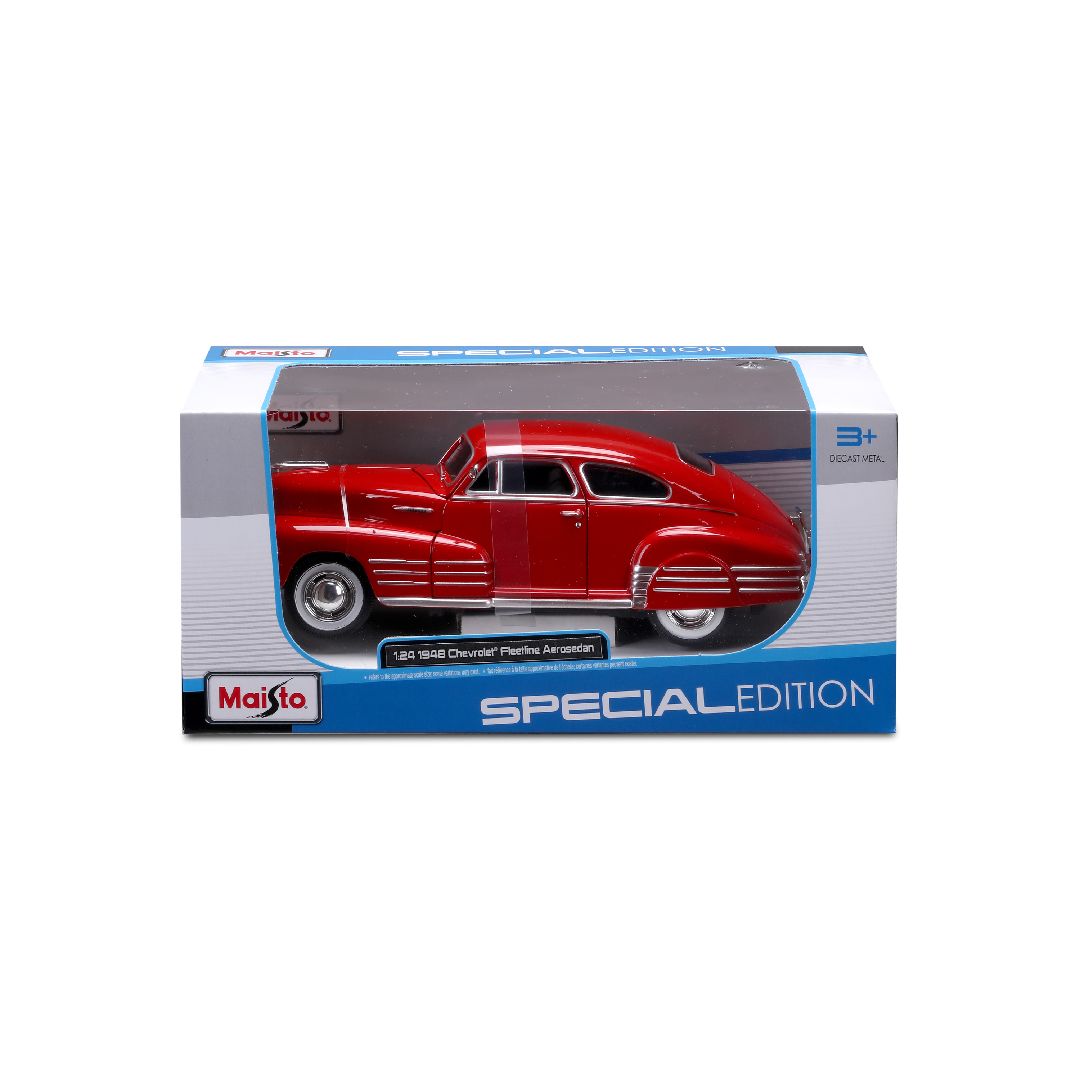 Chevrolet Fleetline Aerosedan 1948 rosu - 1/25 Maisto