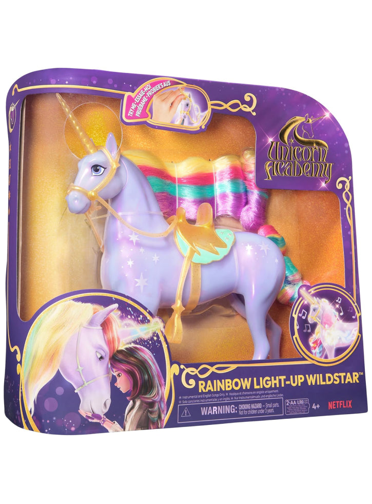 Unicorn Academy Rainbow Light Up Wildstar 28 cm