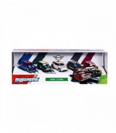 Set 5 masinute metalice Mini Icons - 1/64 Majorette