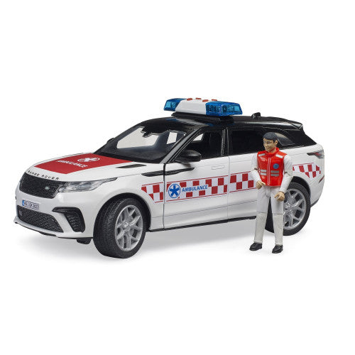 BRUDER 02885 - Masina de urgenta Range Rover Velar cu paramedic