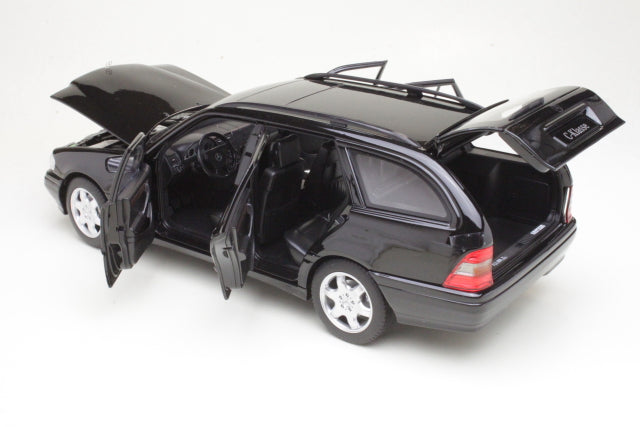 Mercedes-Benz C-Class T-Model 1997 negru 1/1000pcs - 1/18 Norev