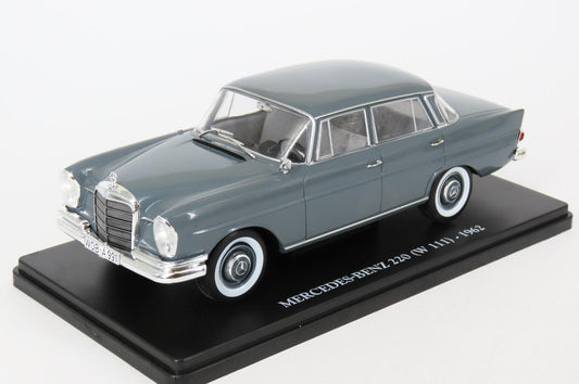 Mercedes-Benz 220 W111 - 1962 gri cu vitrina plexiglass - 1/24 Edicola