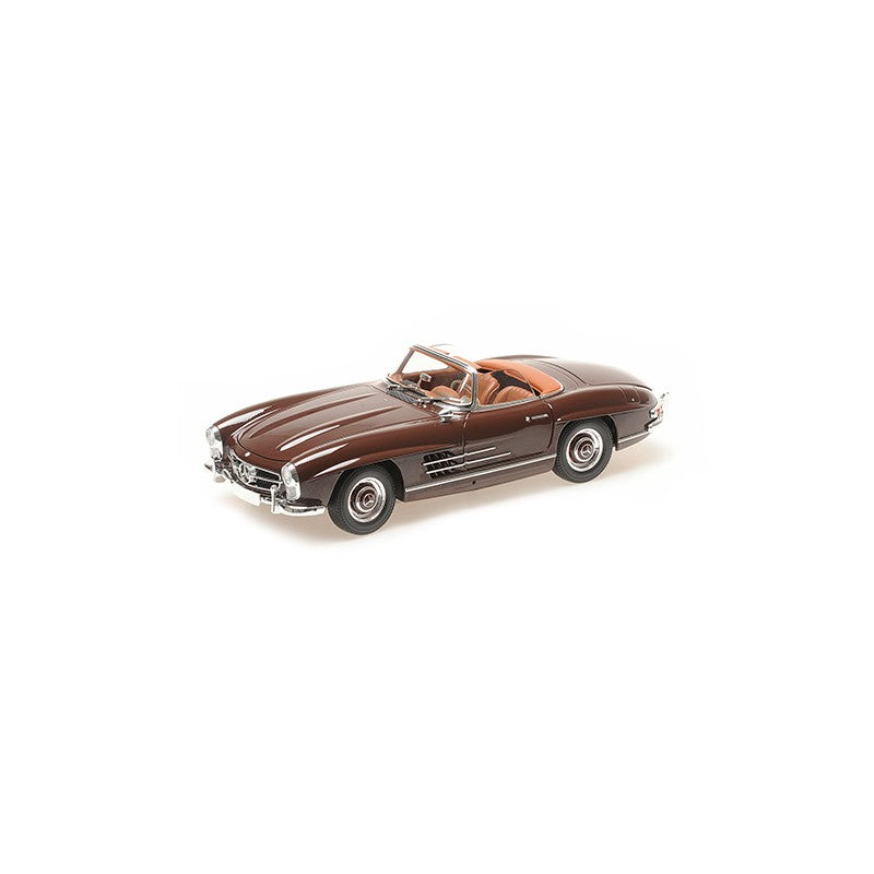 Mercedes-Benz 300SL roadster w198 1957 dark red - 1/18 Minichamps