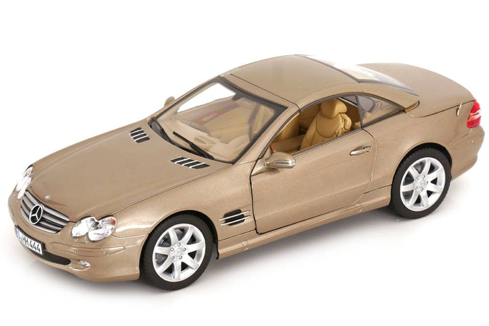Mercedes-Benz SL 500 2003 Type R230 travertin beige metallic - 1/18 Norev