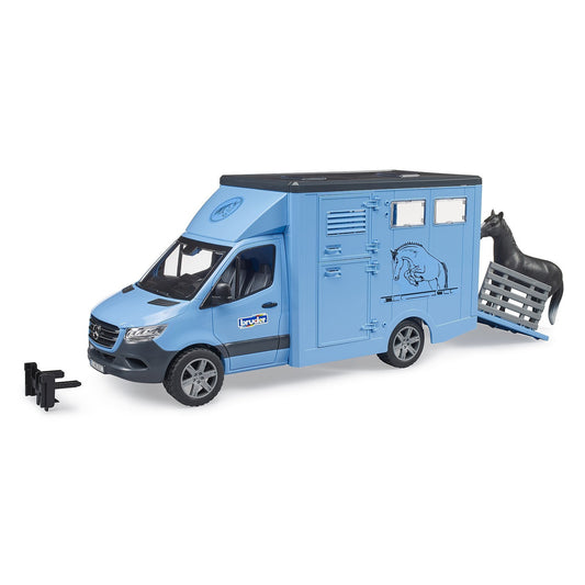 BRUDER 02674 - Transportor Mercedes-Benz Sprinter pentru animale