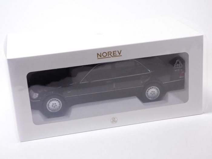 Mercedes-Benz S600 1997 obsidian black metallic - 1/18 Norev