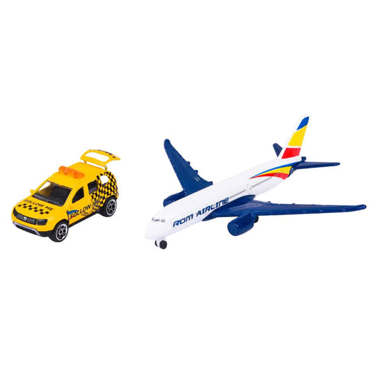 SET 2 machete Dacia Duster si Avion Boeing 787 - 1/64 Majorette