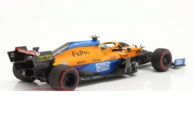 Formula 1 McLaren MCL35 Lando Norris #4 pole position russian GP 2021 - 1/18 Minichamps