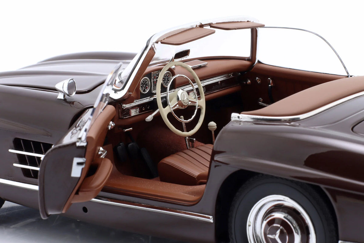 Mercedes-Benz 300SL roadster w198 1957 dark red - 1/18 Minichamps