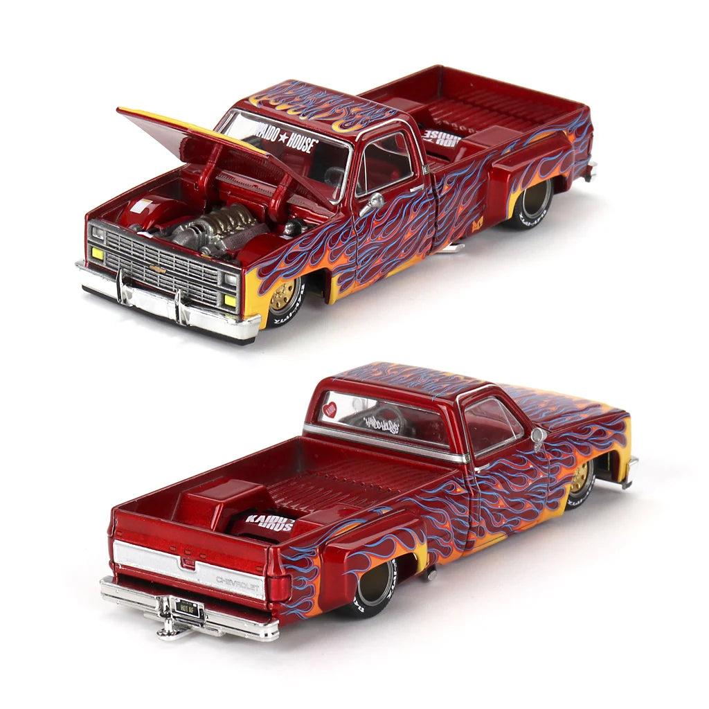 Chevrolet Silverado Dually on fire V1 - 1/64 KAIDO HOUSE by Mini GT