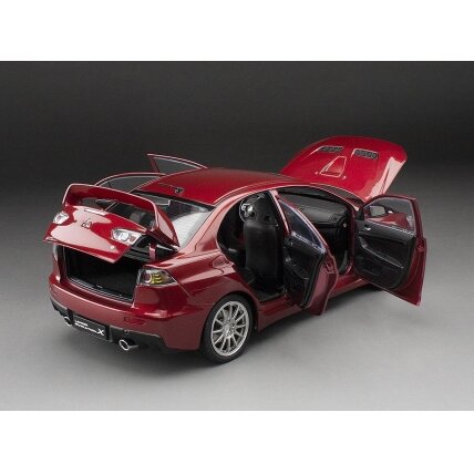 Mitsubishi Lancer Evolution X red metallic - 1/18 Sun Star