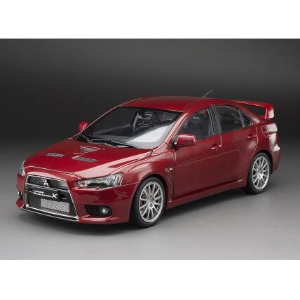 Mitsubishi Lancer Evolution X red metallic - 1/18 Sun Star