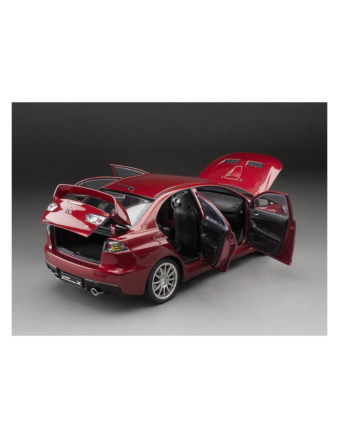 Mitsubishi Lancer Evolution X red metallic - 1/18 Sun Star