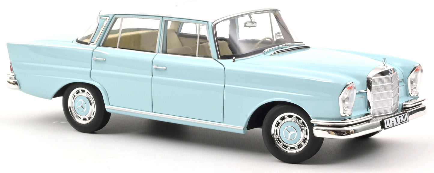 Mercedes-Benz 220 S bleu 1965 - 1/18 Norev
