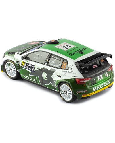 Skoda Fabia Rally2 #24 Rallye Monte-Carlo 2023 - 1/18 Ixo Models