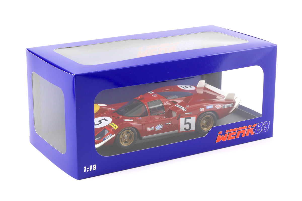 Ferrari 512S #5 Le Mans 24h 1970 rosu - 1/18 Werk83