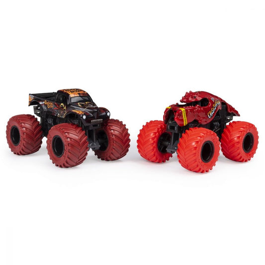 Set 2 masini Monster Jam - Captains Cuse si Crush Station 1/64