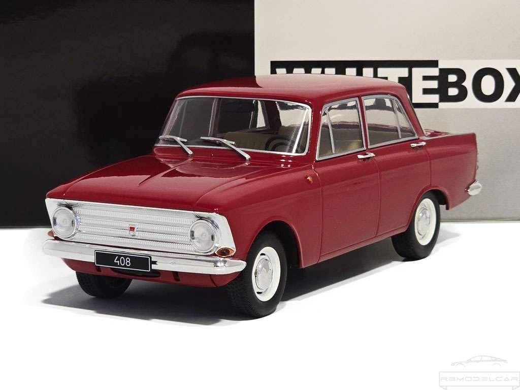 Moskvich 408 rosu - 1/24 Whitebox