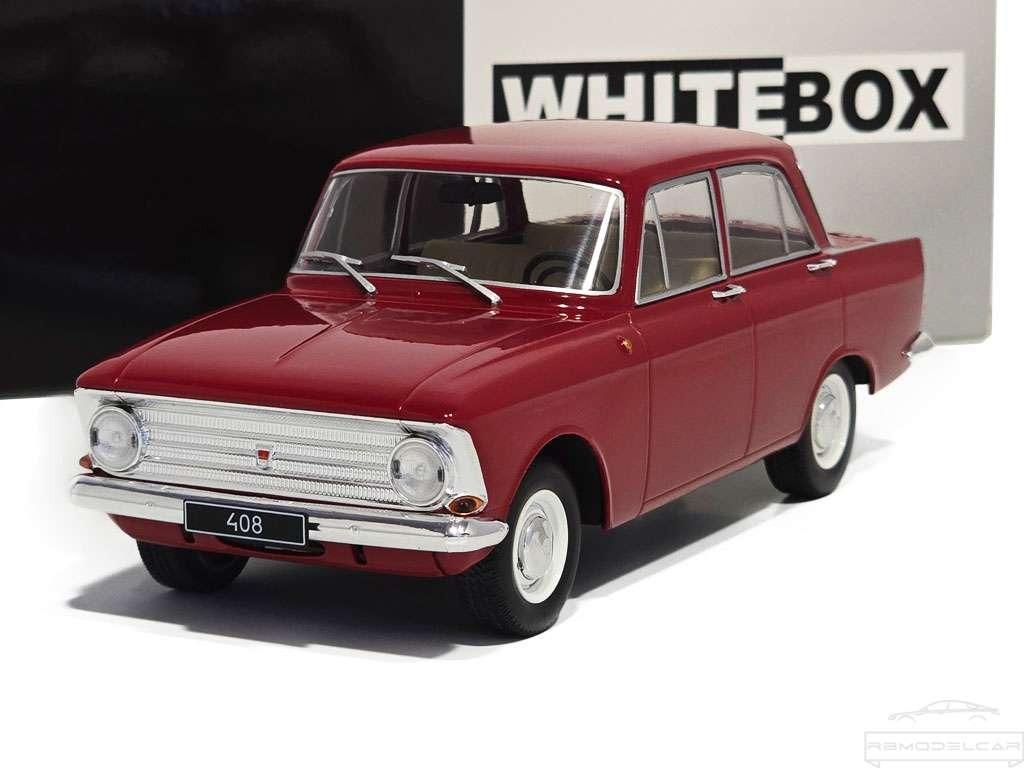 Moskvich 408 rosu - 1/24 Whitebox
