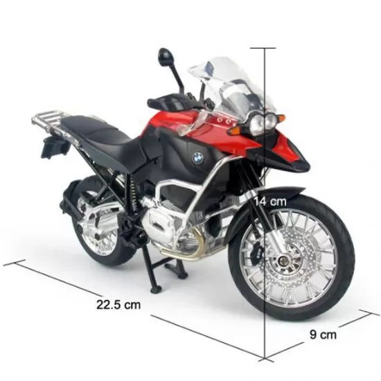 Motocicleta BMW R1200 GS rosie - 1/9 Rastar