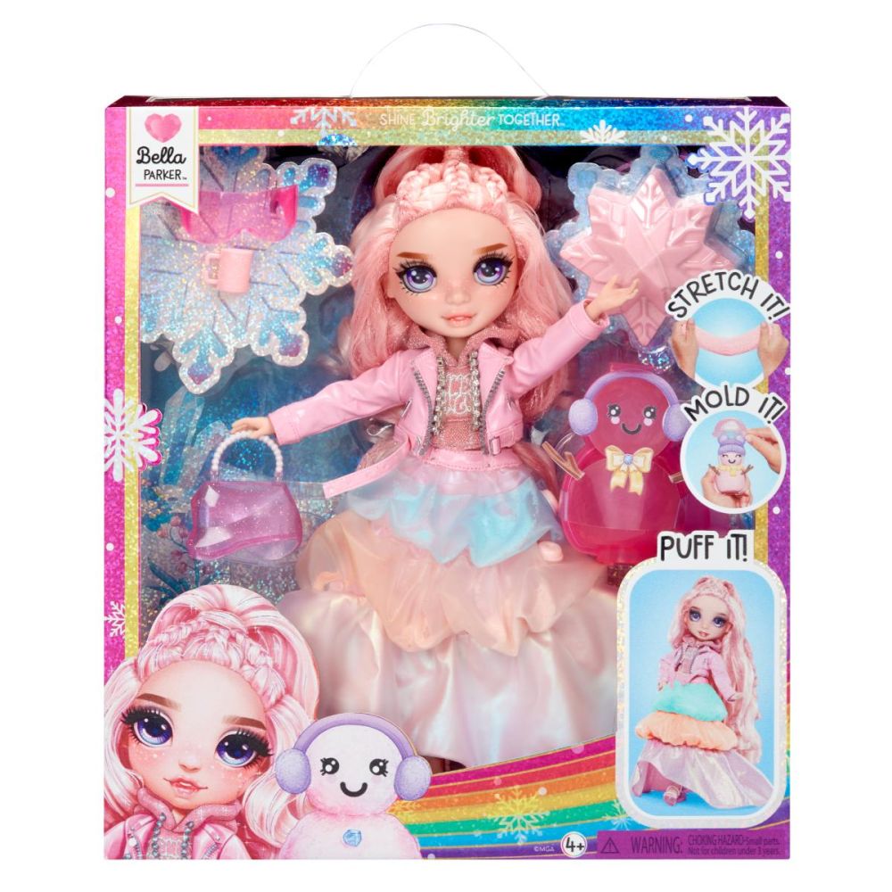 Papusa RAINBOW High Winter Wonderland - Bella Parker 28cm