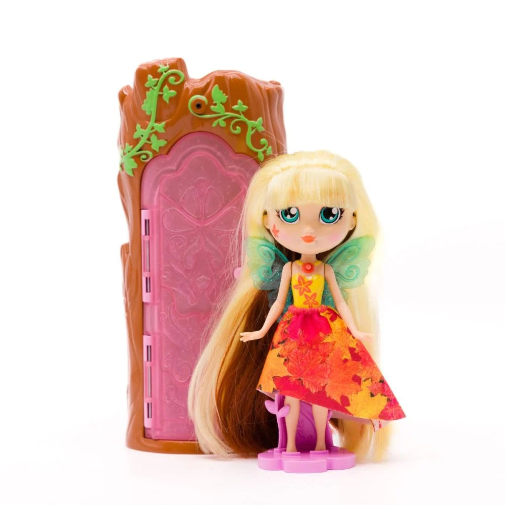 Papusa Bright Fairy Friends - casuta si accesorii 16 cm