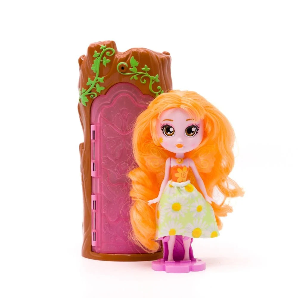 Papusa Bright Fairy Friends - casuta si accesorii 16 cm