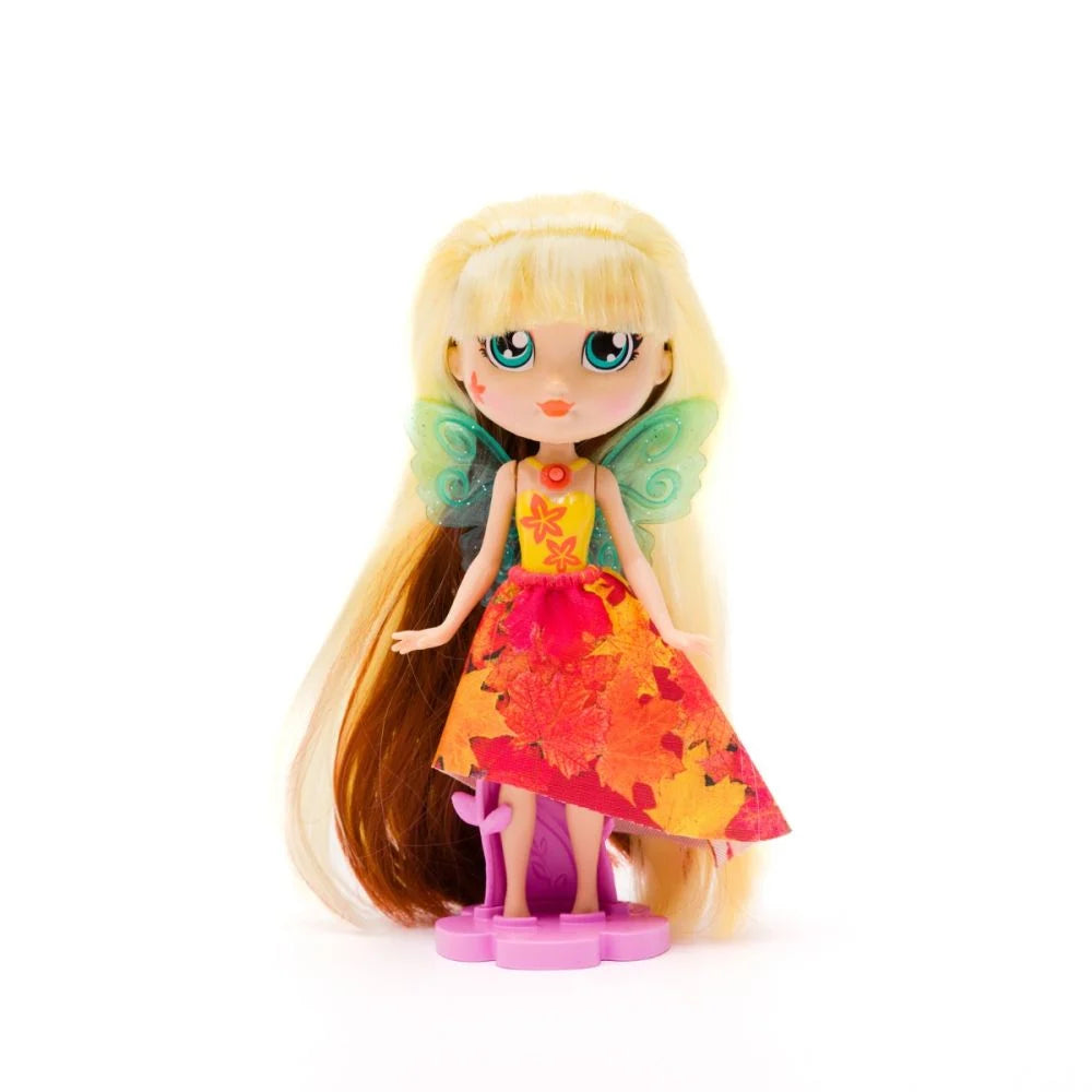 Papusa Bright Fairy Friends - casuta si accesorii 16 cm