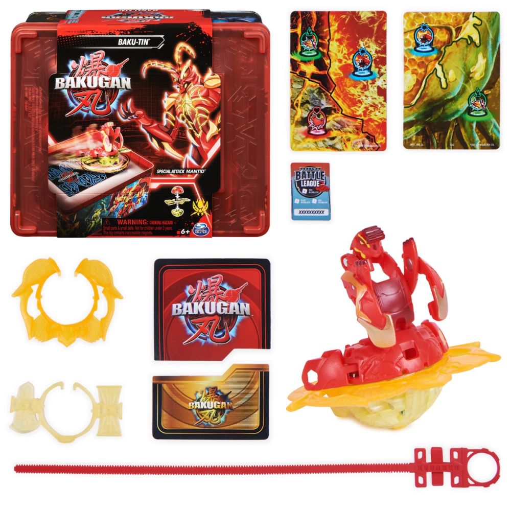 Set figurina cu accesorii Bakugan - BAKU-TIN