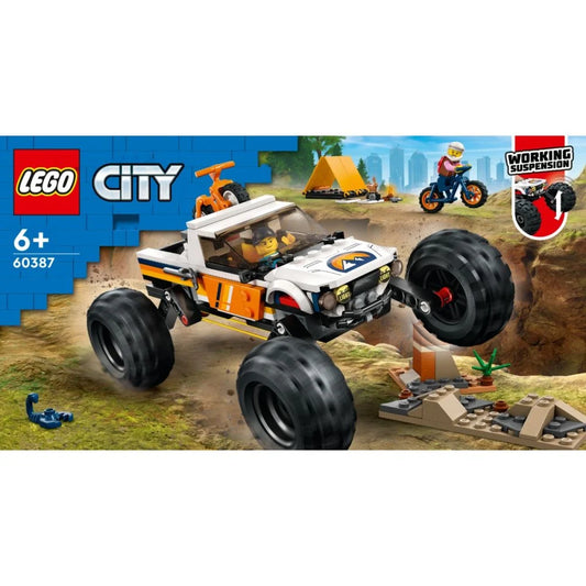 LEGO City 60387 - Aventuri off road cu vehicul 4x4 (252 piese)