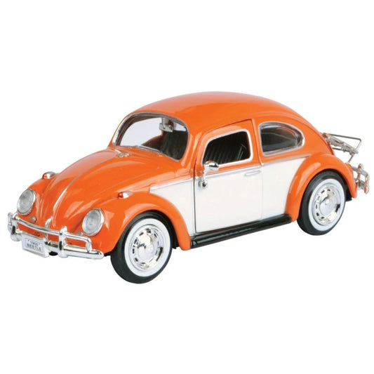Volkswagen Beetle 1966 portocaliu - 1/24 Motormax