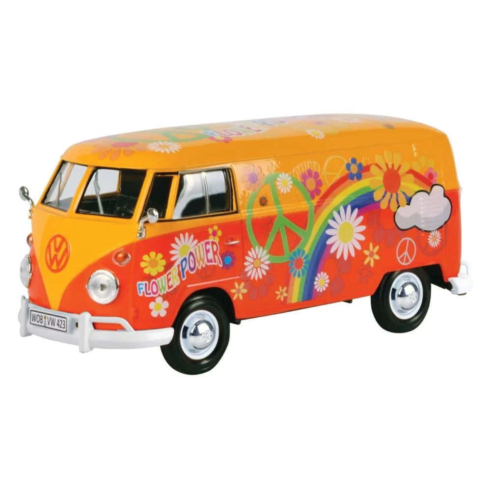 Volkswagen Type 2 T1 Flower Power - 1/24 Motormax