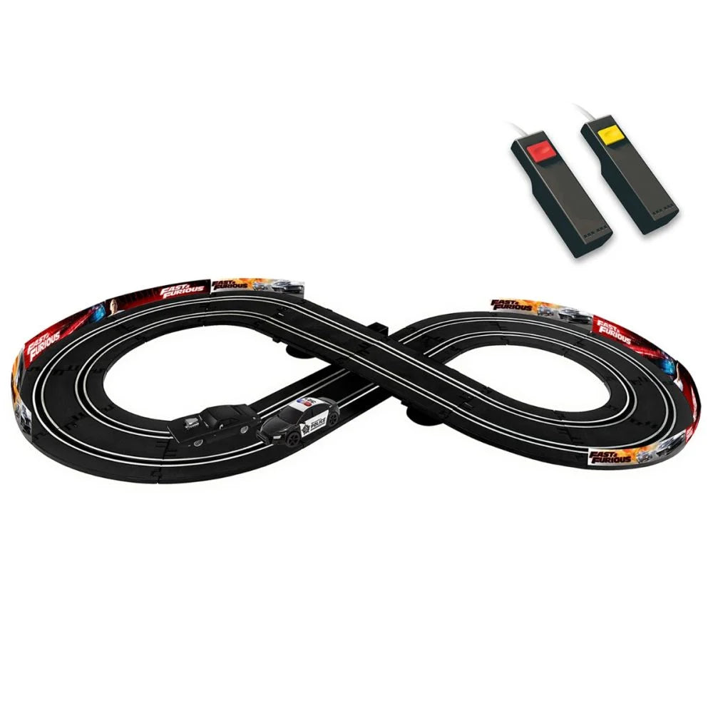 Pista de curse electrica cu 2 masinute Fast and Furious - Speed Chase