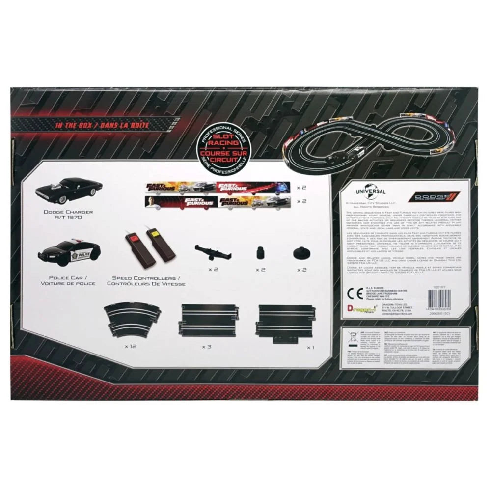 Pista de curse electrica cu 2 masinute Fast and Furious - Speed Chase