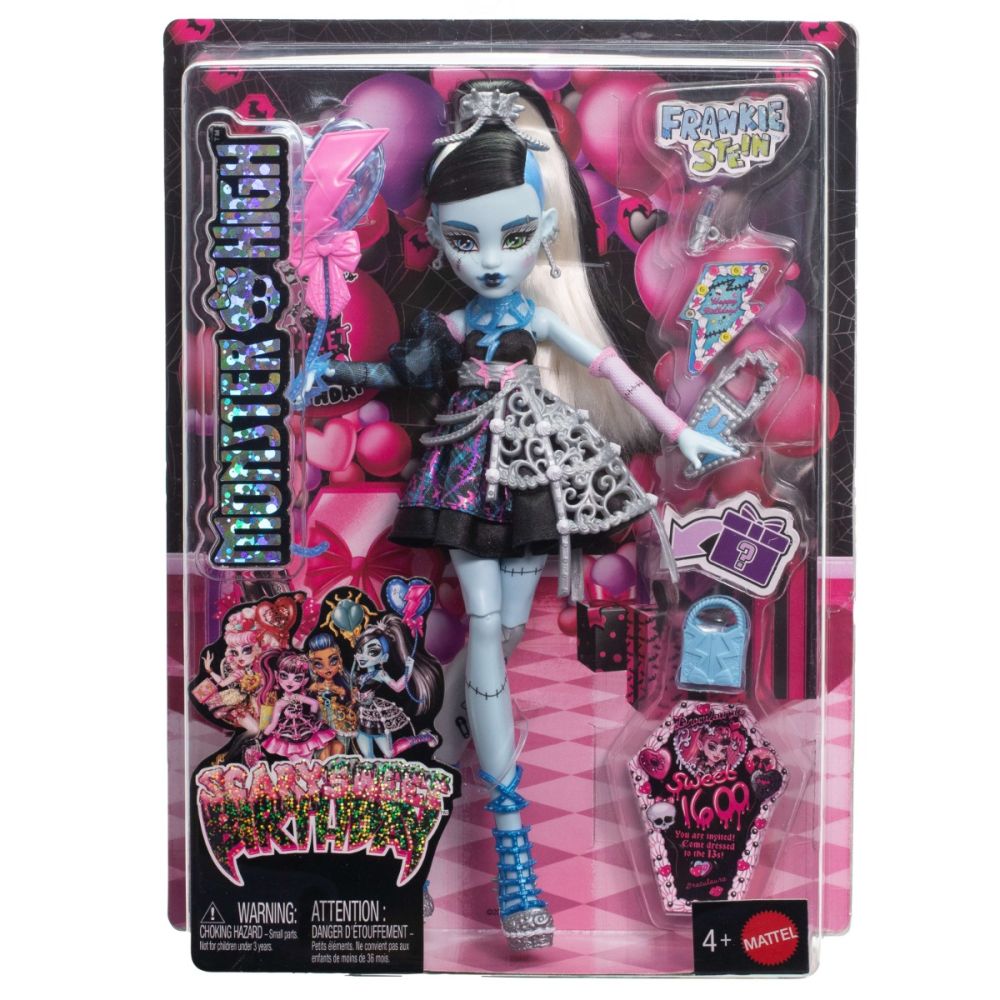 Papusa Monster High - Frankie Stein Scary Sweet Birthday