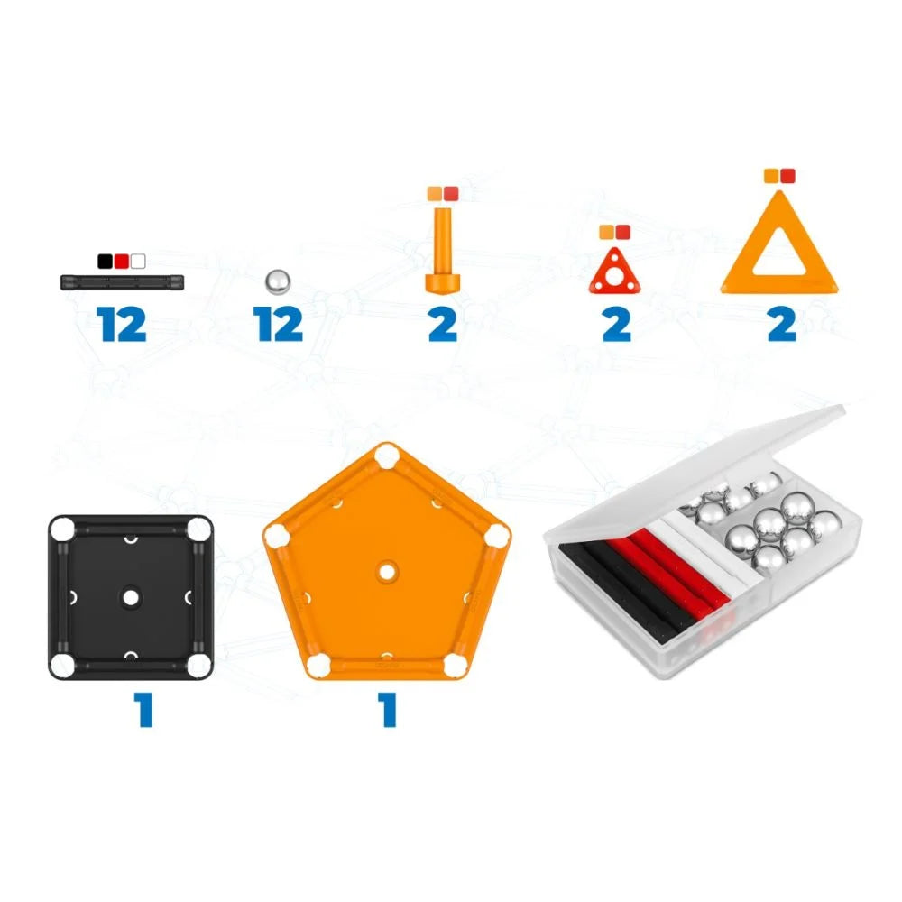 Joc de constructie Geomag Mechanics Magnetic Motion - 32 piese
