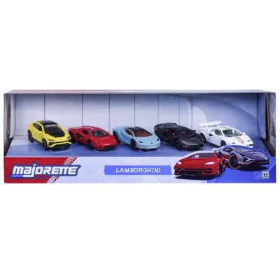 Set 5 masinute metalice Lamborghini - 1/64 Majorette