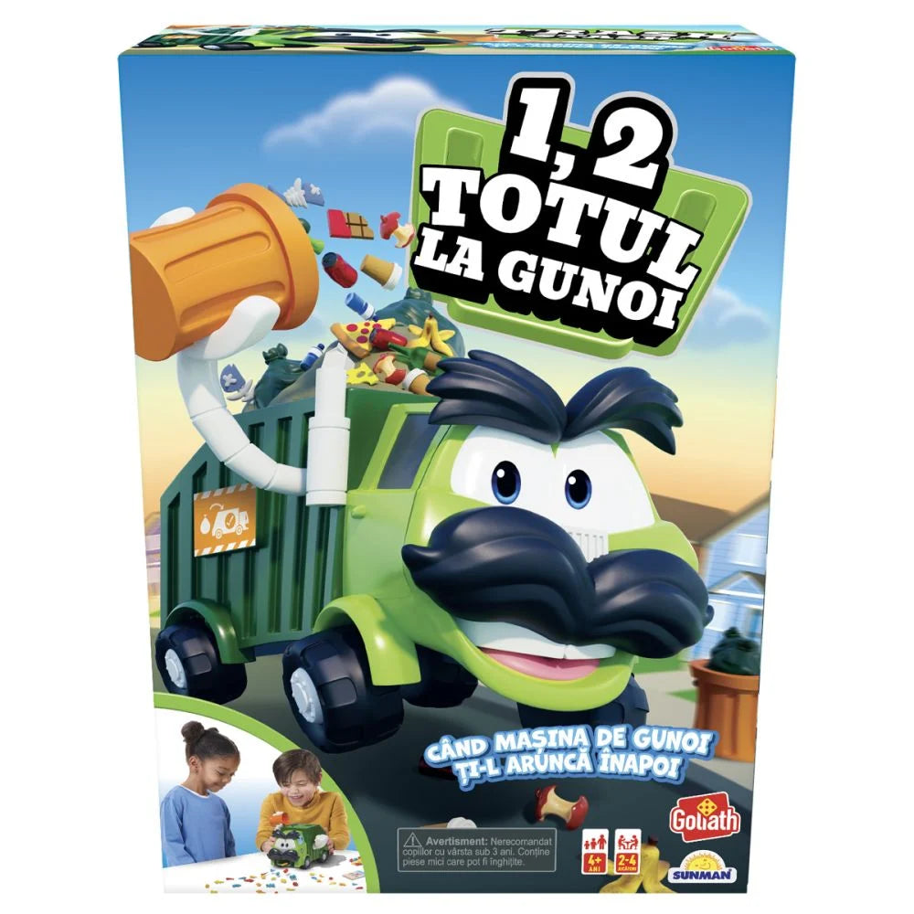 Joc de societate interactiv Goliath - 1, 2 Totul la gunoi