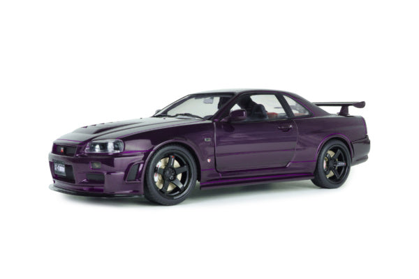 Nissan Skyline GT-R R34 Ztune midnight purple 1999 - 1/18 Solido
