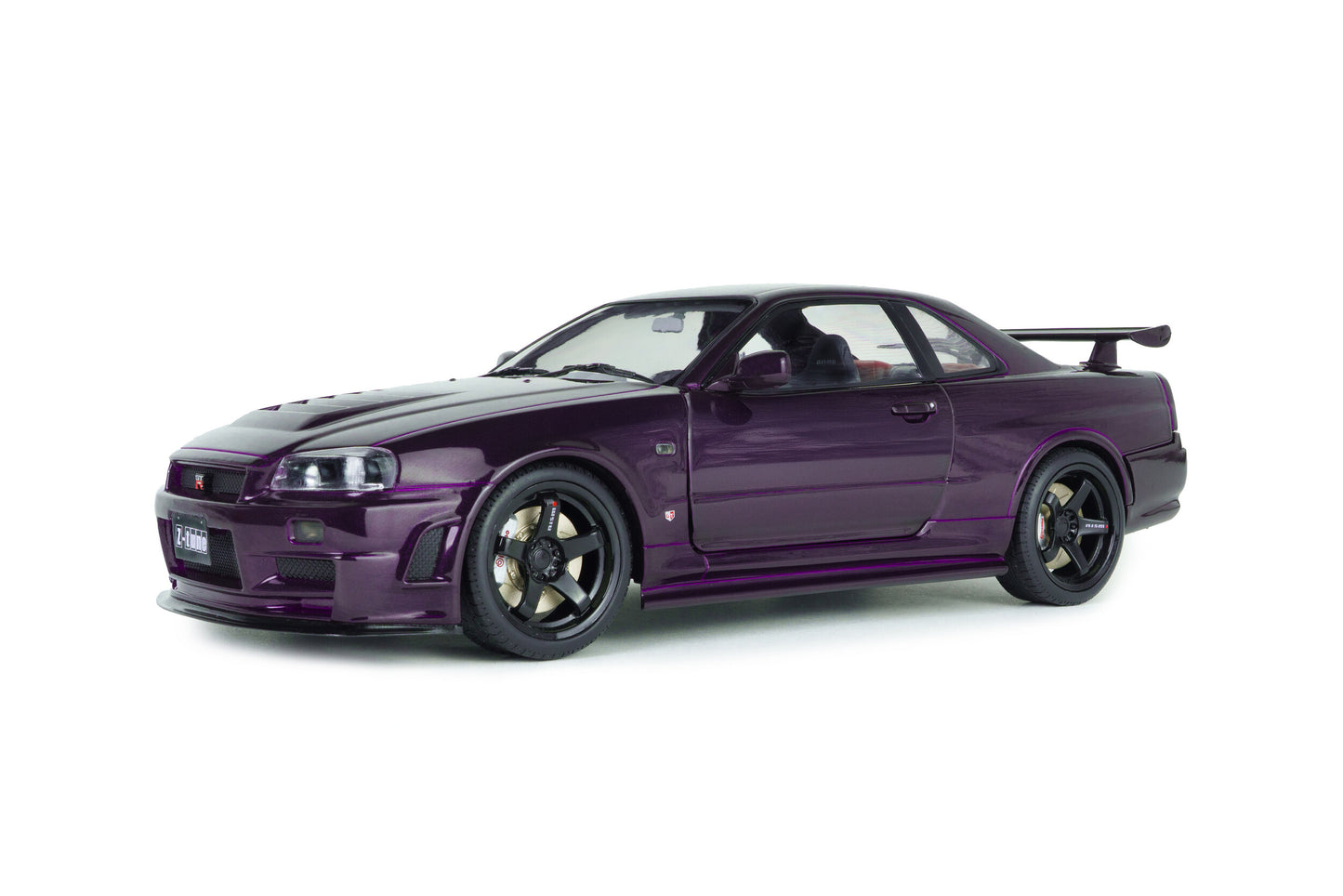 Nissan Skyline GT-R R34 Ztune midnight purple 1999 - 1/18 Solido
