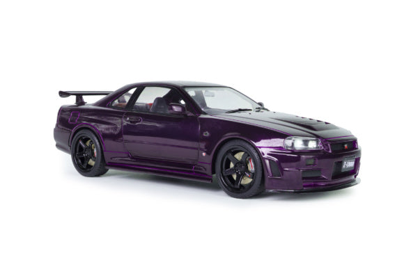 Nissan Skyline GT-R R34 Ztune midnight purple 1999 - 1/18 Solido