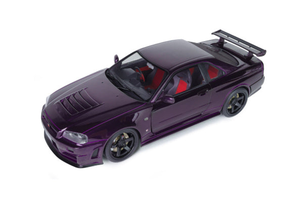 Nissan Skyline GT-R R34 Ztune midnight purple 1999 - 1/18 Solido