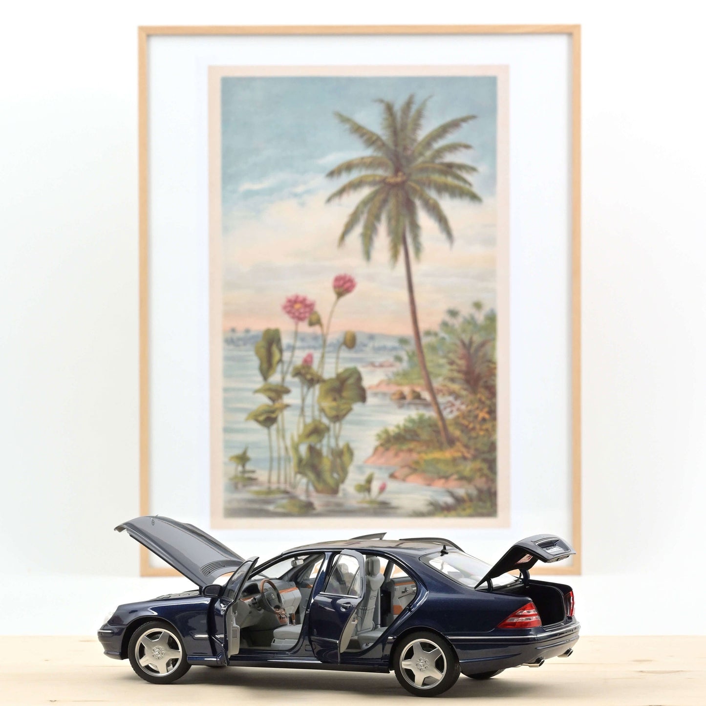 Mercedes-Benz S55 AMG 2000 bleumarin - 1/18 Norev