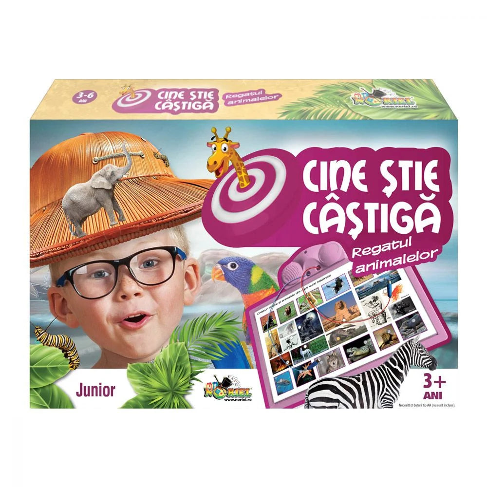 Joc interactiv Cine stie castiga - Regatul animalelor