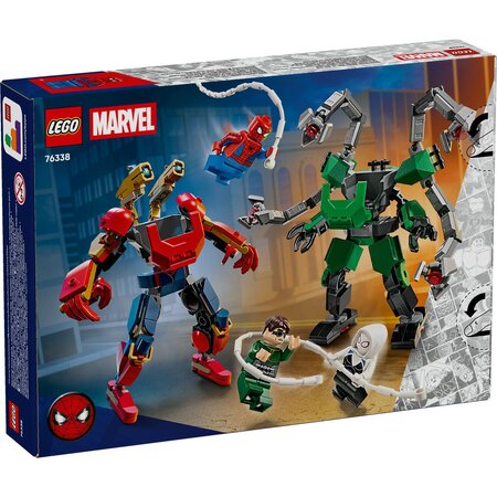 LEGO Marvel 76338 - Batalia robotilor: Omul Paianjen vs Doc Ock (315 piese)